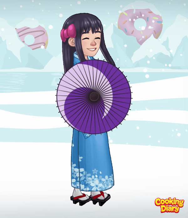 Girl with umbrella