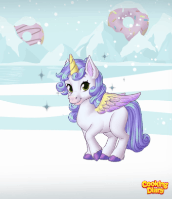 Unicorn playing